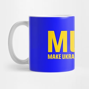 MUGA Make Ukraine Great Again Support Funny Saying Mug